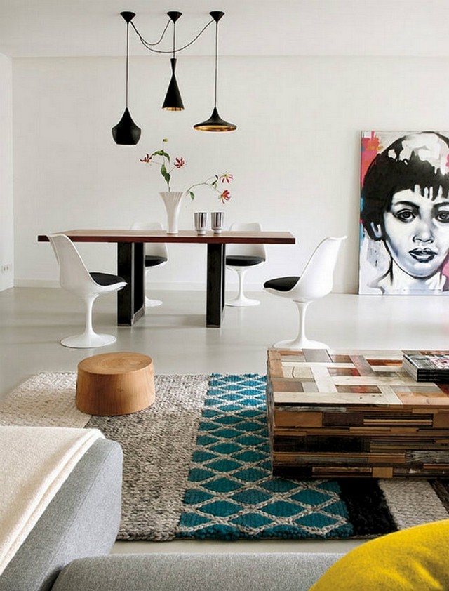 rugs 3  Inspiration by beauty of contrast: modern touches in traditional spaces with rugs rugs 3