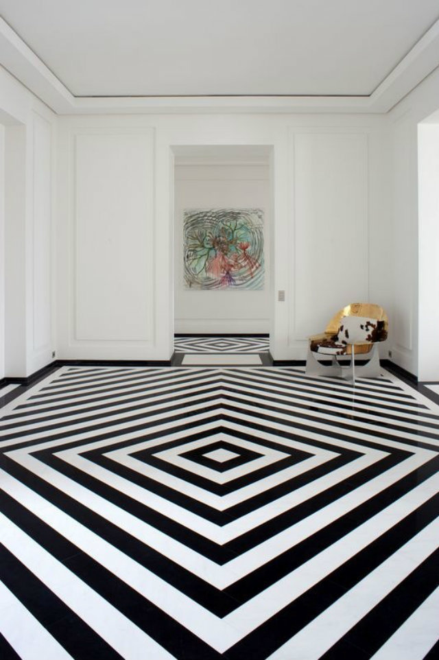 Mind Your Step! Luxury Pattern Floors  Mind Your Step! Luxury Pattern Floors Patterned Floor stripes