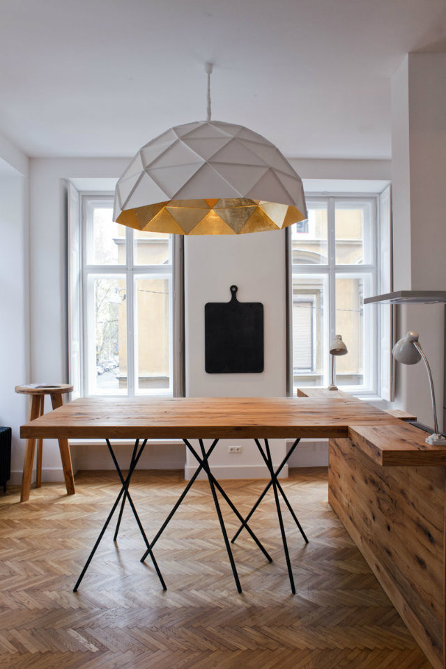 Geometrical Design for Furniture  Geometrical Inspiration for Furniture Design geometrical furniture white gold lamp