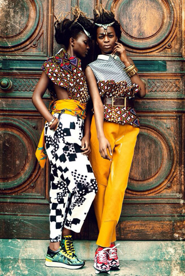 Mood-Board-African-girls-inspirations  Out of Africa Inspirational Prints Mood Board African girls inspirations