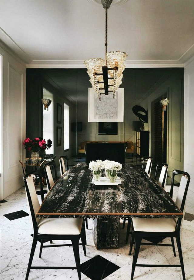 Carrara Marble Dining table for Classical Dining Rooms (5) Classical Dining Rooms How to decorate Classical Dining Rooms with Carrara Marble? Carrara Marble Dining table for Classical Dining Rooms 5