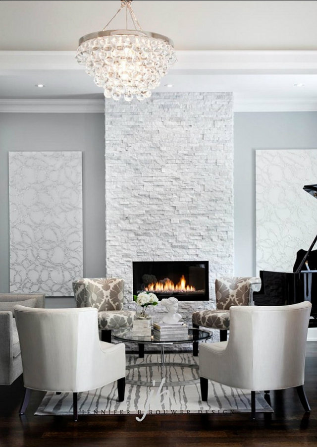 fireplace decorating living modern interior trends fireplaces trend fall wall stone gray decor walls designs tile light grey idea fire