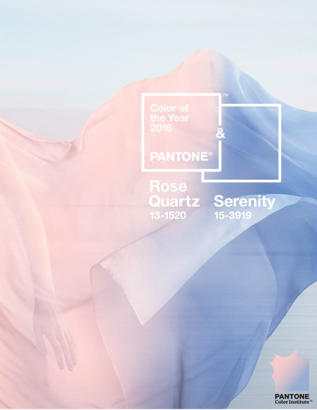 Colour of the Year Rose Quartz and Serenity rose quartz and serenity Colour of the year 2016 Inspirations: Rose Quartz and Serenity Colour of the Year Quartz Rose and Serenity