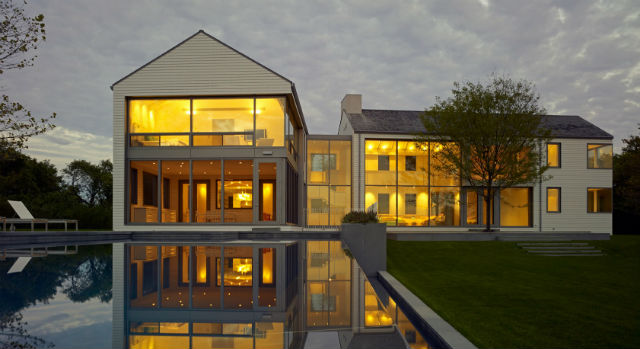 Pond House East Hampton NY architects 2016 AD 100 List: Leroy Street Studio Architects Pond House East Hampton NY