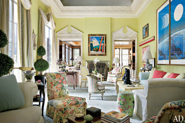 AD 100 mario buatta famous interior designers  ad 100 2016 AD 100 LIST: MARIO BUATTA DECORATION IDEAS mario buatta famous interior designers 5