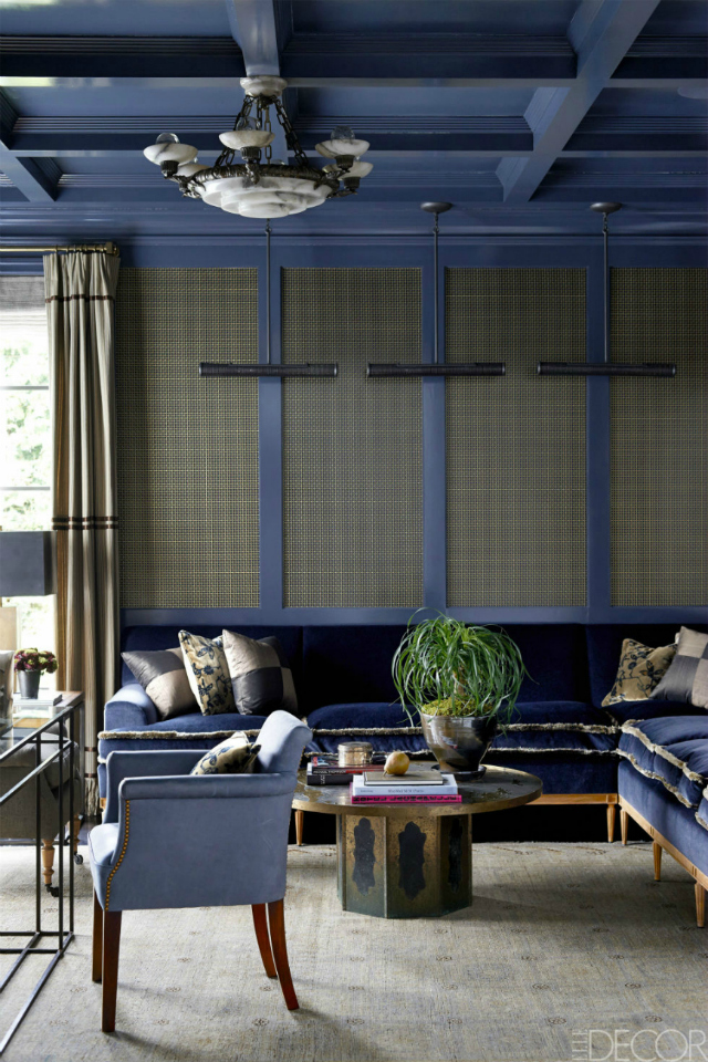sectional sofa blue sofa Living Room Inspiration: Blue Sofa blue sofa 4