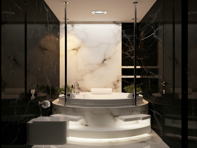 bathroom design with marble bathroom interiors 20 Impressive Marble Bathroom Interiors marble bathroom interiors 17