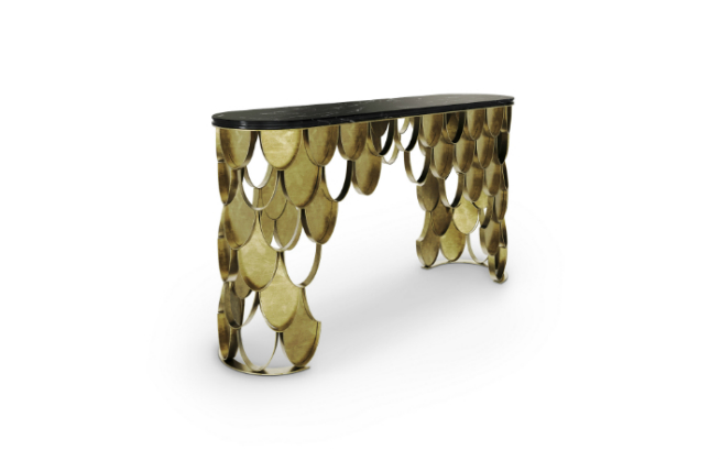 New Brass Console Table by BRABBU it’s the new member of KOI Family 4
