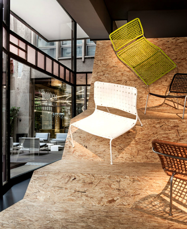 Living Divani has a temporary contemporary store during Expo Milano 2015