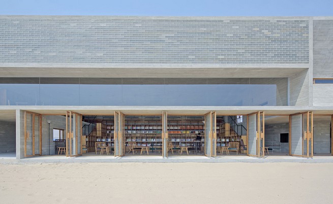 Vector Architects' beachside library project in China_1