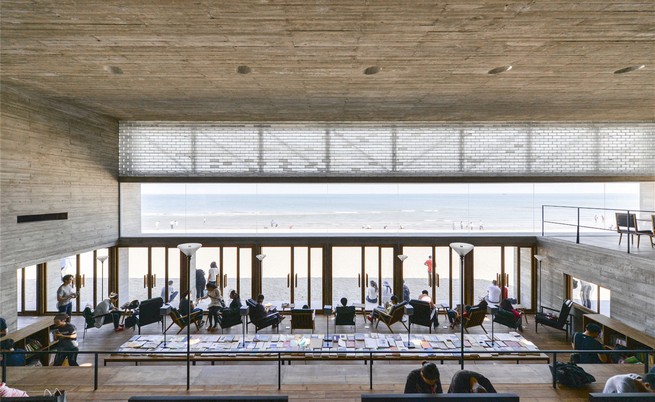 Vector Architects' beachside library project in China