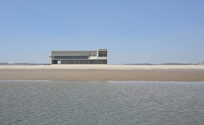 Vector Architects' beachside library project in China