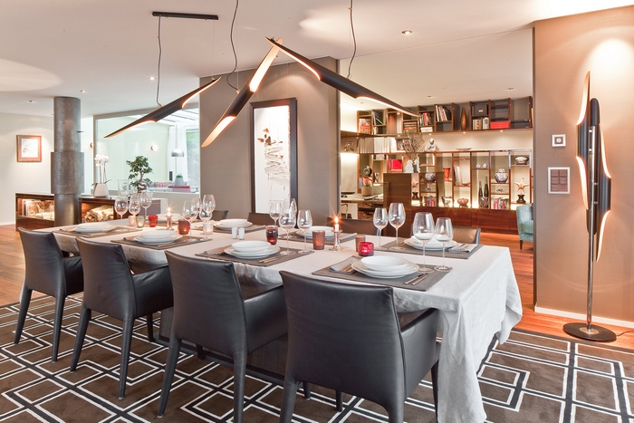 Best Property Professionals dining room with DelightFull Suspension lamp