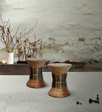 Padaung Stool by BRABBU