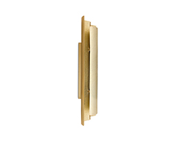 AURUM Wall Light Contemporary Lighting Design by BRABBU fulfils your modern home decor through its hammered brass.