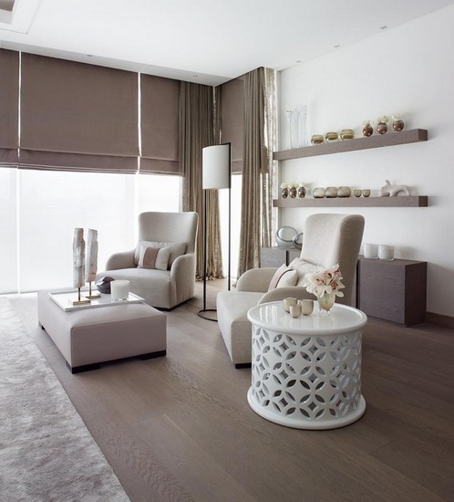 Home design in Beirut with white details kelly hoppen Top 50 Projects by Kelly Hoppen Home design in Beirut with white details