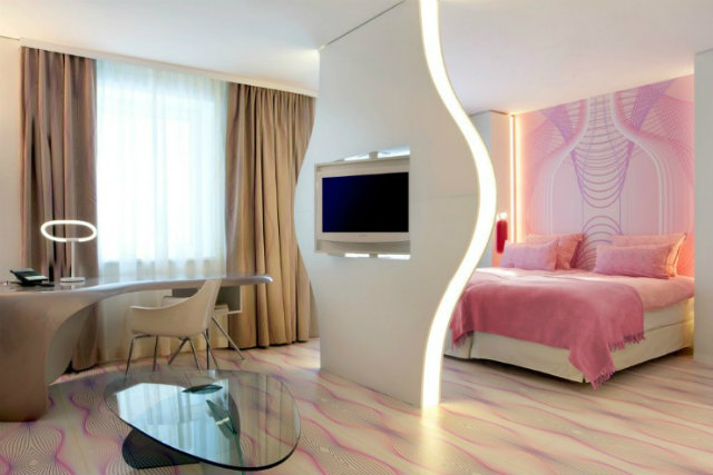 Bedroom projects karim rashid Inspirations by Top Designer Karim Rashid Karim Rashid Hospitality Bedroom Project