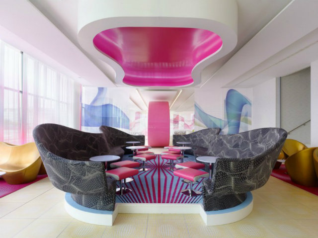 Hospitality project ideas karim rashid Inspirations by Top Designer Karim Rashid Karim Rashid Hospitality Interior
