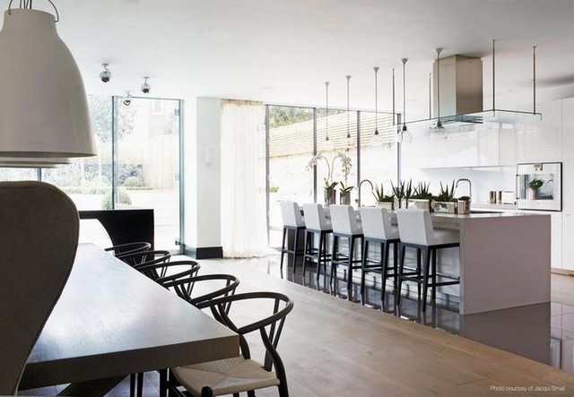 Kitchen design in the Family Home London kelly hoppen Top 50 Projects by Kelly Hoppen Kitchen design in the Family Home London