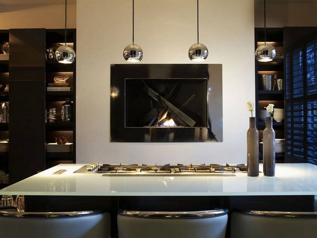 London Townhouse kitchen details kelly hoppen Top 50 Projects by Kelly Hoppen London Townhouse kitchen details