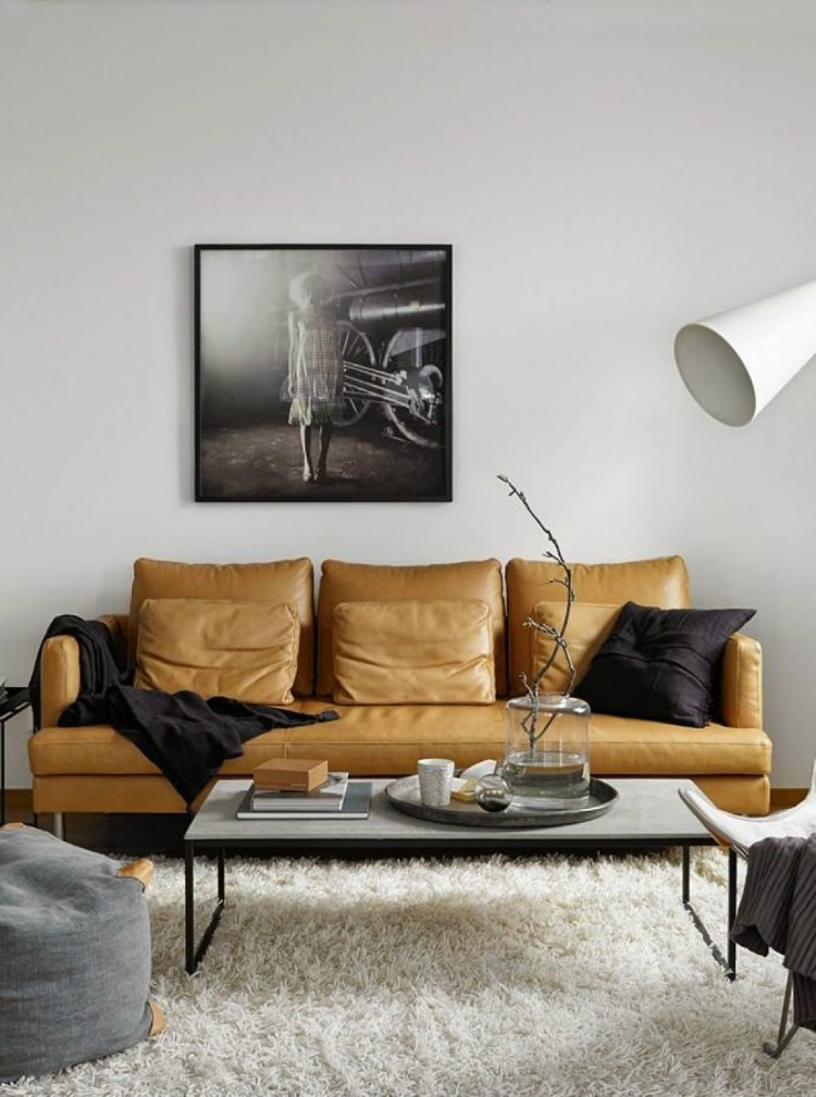Living Room Inspiration Tan Leather, Leather Tan Sofa