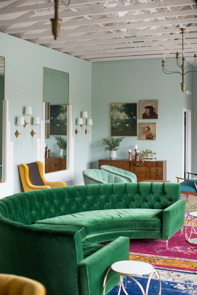 21 Reasons To Love A Green Sofa  green sofa 21 Reasons To Love A Green Sofa 10 Reasons To Love A Green Sofa 9