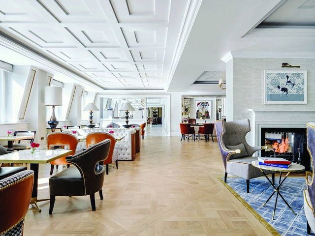 the-langham-club-lounge-fireplace-1 hotel design ideas 7 Sensational Hotel Design Ideas By Richmond International The Langham Club Lounge Fireplace 1 1