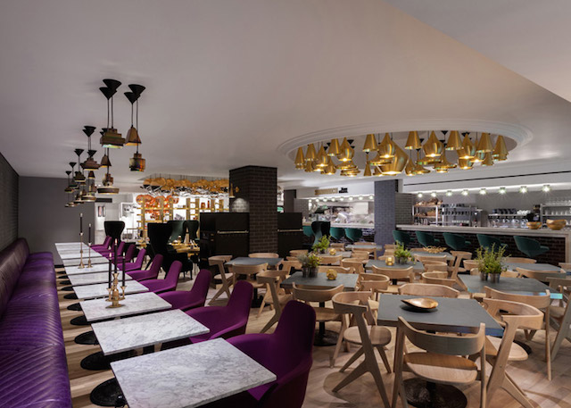 Tom Dixon Sandwich Cafe Harrods London restaurant interior The Impressive Tom Dixon Sandwich Restaurant Interior In London Tom Dixon Sandwich at Harrods by Design Research Studio dezeen 784 1