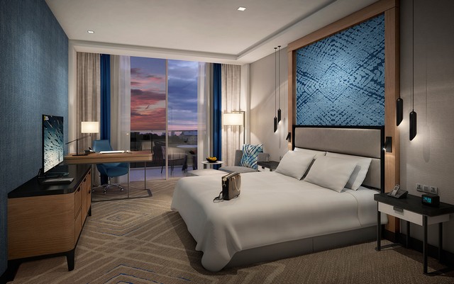 interior design ideas decorating ideas 7 Brilliant Decorating Ideas By Areen Design You Will Want To Copy Hospitality Cape Sierra Hilton Guest Bedroom Night View