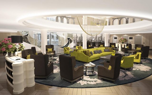 Hotel Interior Design Ideas With Sofitel Frankfurt Opera hotel interior design Hotel Interior Design Ideas With Sofitel Frankfurt Opera Hotel Lobby e1479806771158