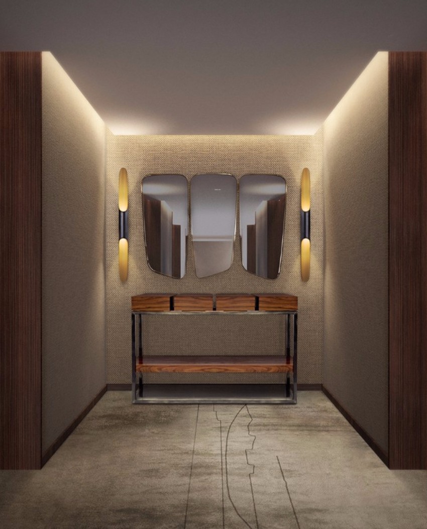 200 MUST-HAVE LIGHTING AND FURNITURE PIECES BY BRABBU – PART 2 furniture design 200 Must-Have Lighting and Furniture Design Pieces By BRABBU – Part 2 Midcentury modern entryway decoration