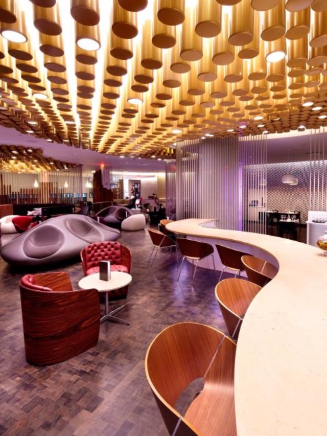 7 Airport Lounges That Will Inspire You To Travel More  7 Airport Lounges That Will Inspire You To Travel More Virgin Atlantic Clubhouse New York JFK