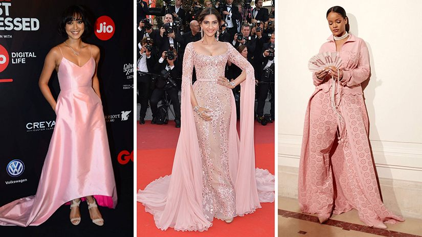 How To Decorate With Pink: The Stylish Color Of The Moment Millennial Pink How To Decorate With Millennial Pink: The Stylish Color Of The Moment celebrities in millennial pink sonam kapoor