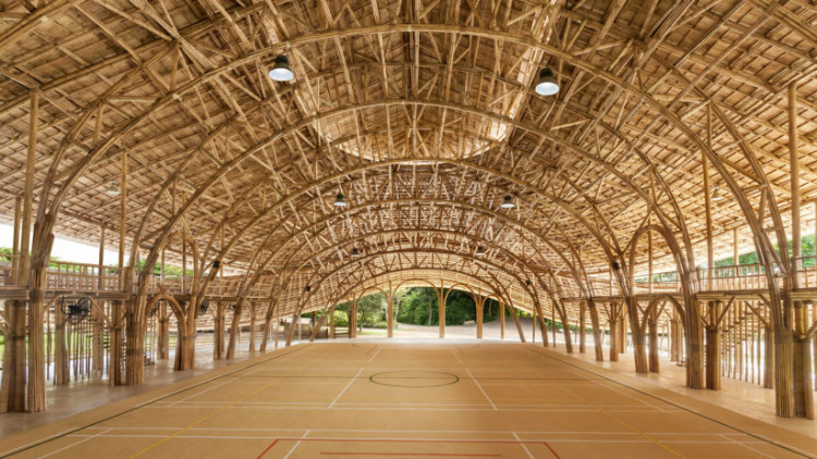 Dezeen Awards dezeen awards The best of design and architecture: The Dezeen Awards 2018 winners BambooSportsHall Hero11 822x462