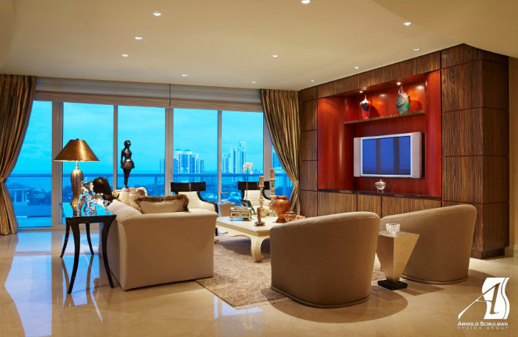Top 5 Interior Designers Miami - Arnold Schulman Design Group interior designers miami Top 5 Interior Designers Miami Arnold Schulman Design Group Porto Vita Aventura Living Room