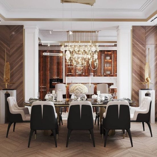 Dining Room and Kitchen Design: Elegant, Modern & Practical Decor