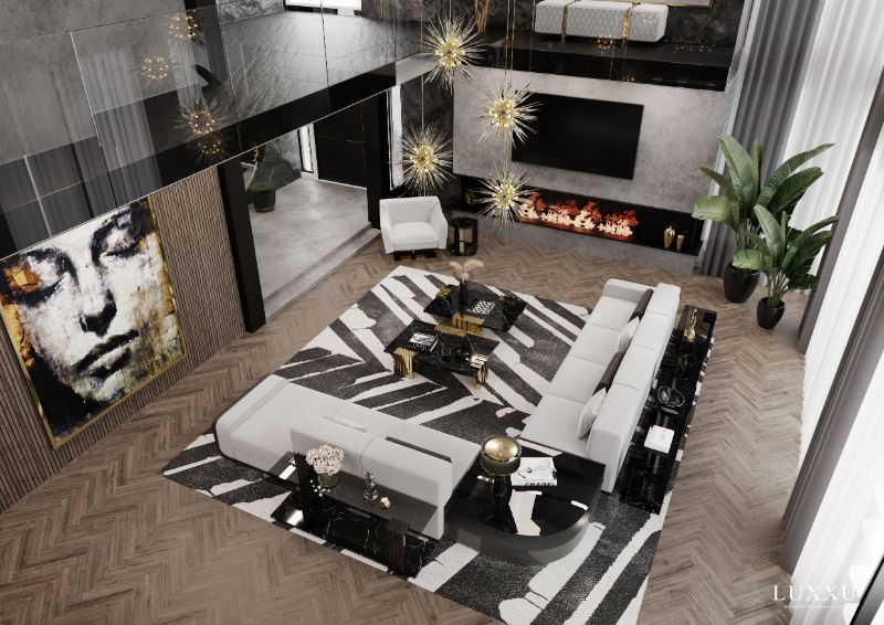 modern living room ideas Modern Living Room Ideas: Sophisticated, Comfortable and Fierce Design Modern Living Room Ideas Sophisticated Comfortable and Fierce Design 1 white velvet sofa 1