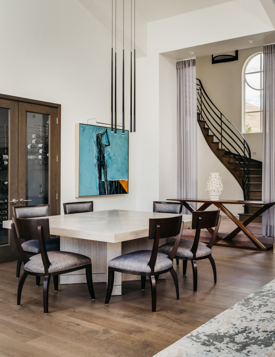 Contemporary Dining Rooms, timeless design, dining room, dining chairs, fresh decor contemporary dining rooms Contemporary Dining Rooms by Applegate Tran Interiors Contemporary Dining Rooms by Applegate Tran Interiors 1