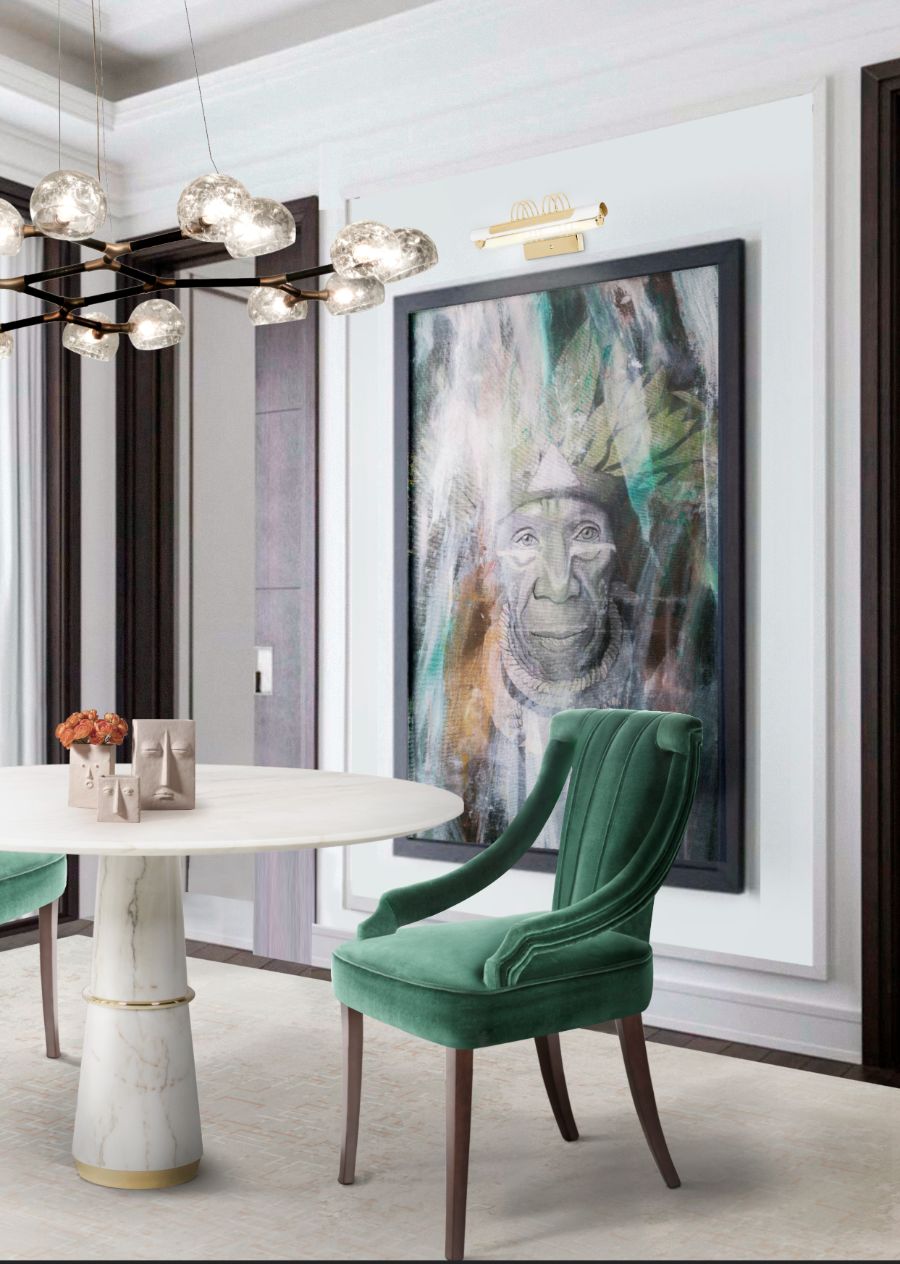 Green Dining Chairs: Modern Dining Room Design Guide