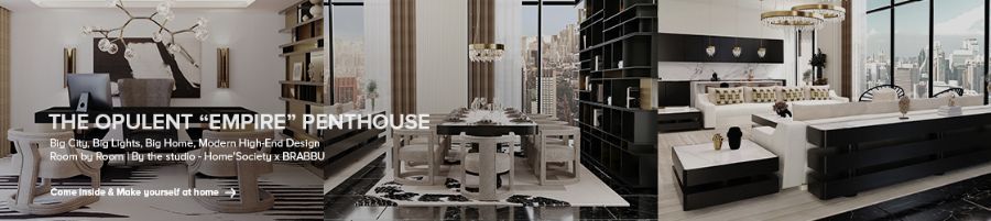 banner our house new york brabbu dining room of the opulent empire penthouse Get inspired with the dining room of the Opulent Empire Penthouse banner casa de nyc 1