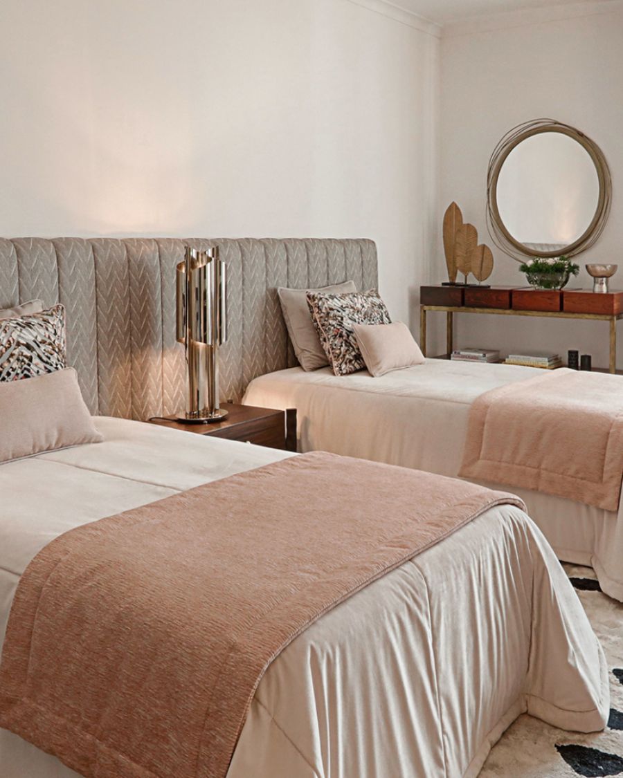 bedroom by brabbu with grey headboard kiga Kiga Modern Style Inspirations Kiga Modern Style Inspirations1 10 1