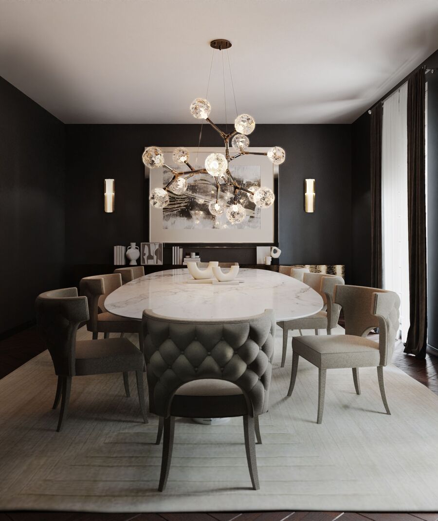 black and brown dining room design neutral tones dining room Neutral Tones Dining Room Design Inspiration Neutral Tones Dining Room Design Inspiration 6