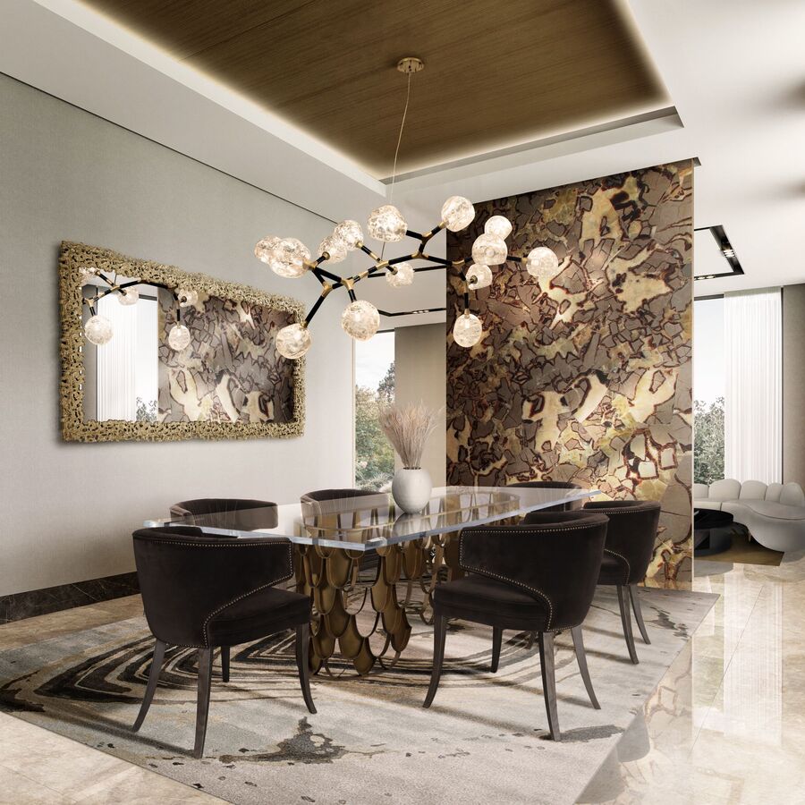 nature-inspired dining room with modern rectangular dining table dining tables Round Dining Tables vs Rectangular Dining Tables Oval Dining Tables vs Rectangular Dining Tables 6