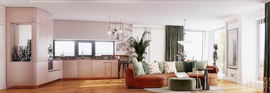 Glamorous Contemporary Interiors with Natalia Berezovskaia 3 aviatiei tower apartment   Glamorous Contemporary Interiors with Natalia Berezovskaia 3 aviatiei tower apartment