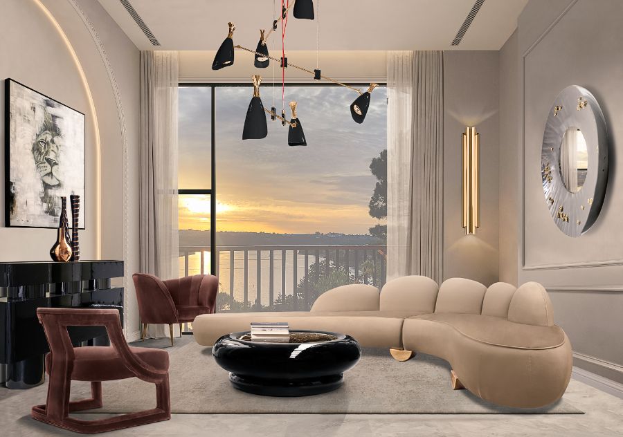 modern interior design living room with corner sofa modern interior design Modern Interior Design Inspiration Modern Interior Design Inspiration 5