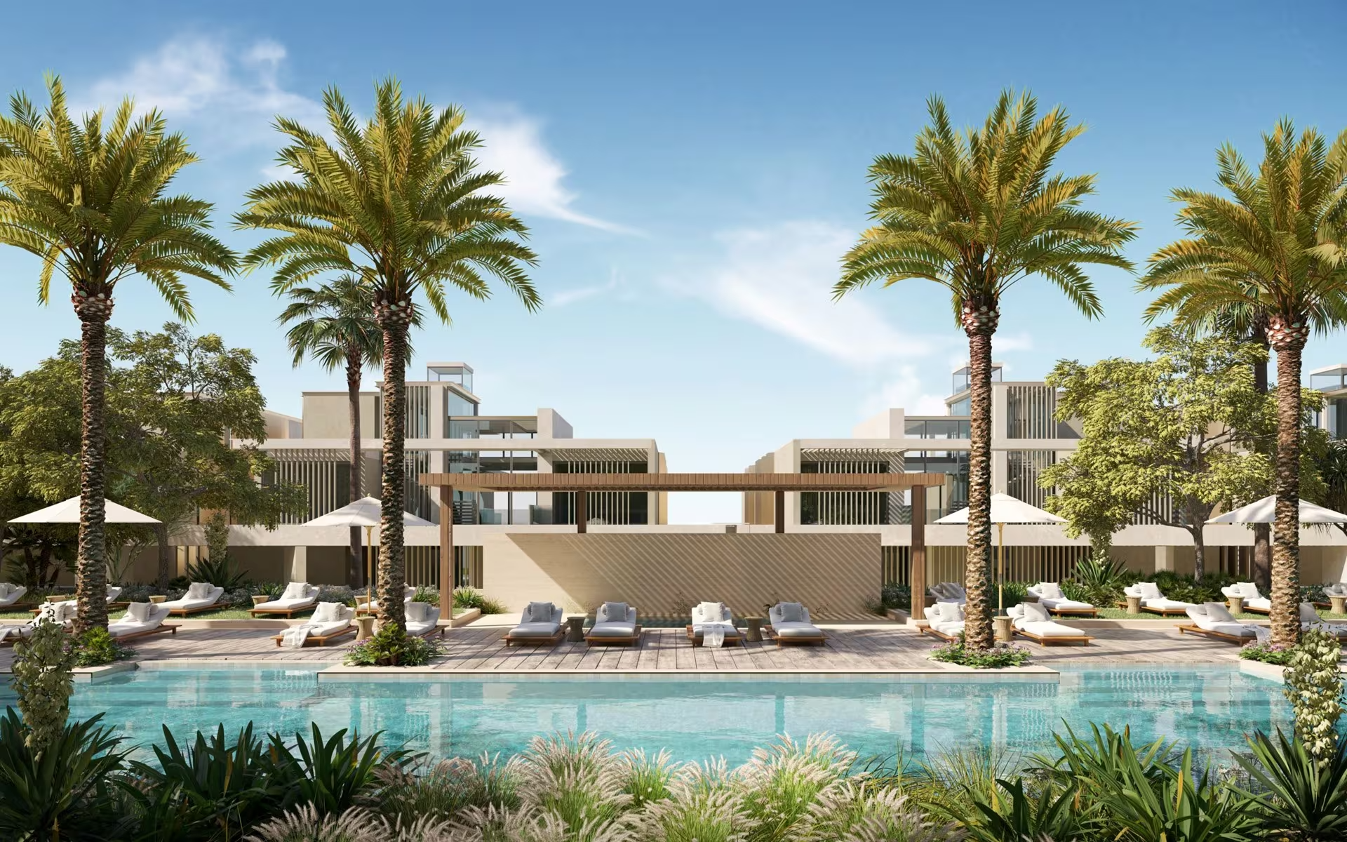 Luxury Redefined: Six Senses Residences in Dubai   six senes residences the palm dubai garden pool
