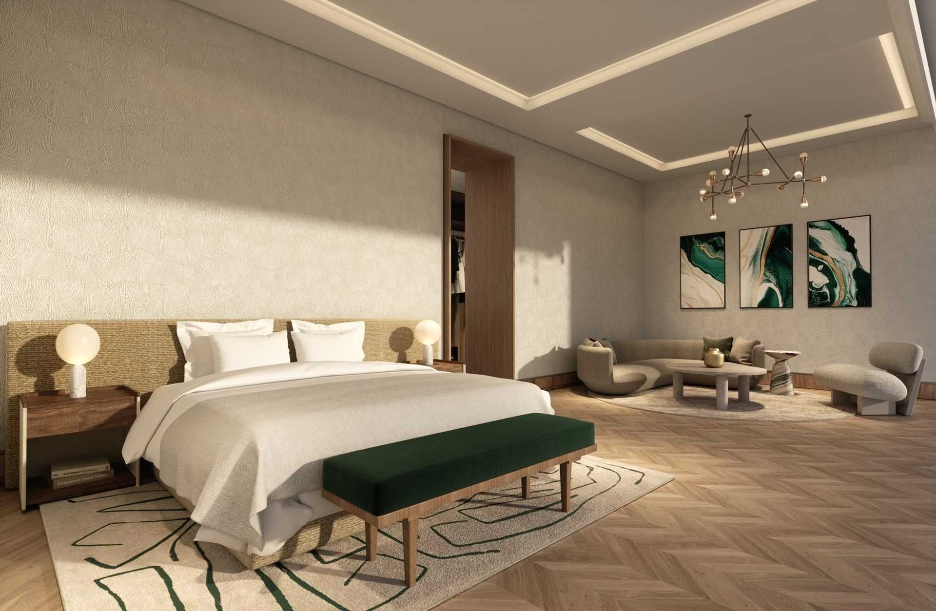 Luxury Redefined: Six Senses Residences in Dubai   six senses residence the palm royal penthouse bedroom