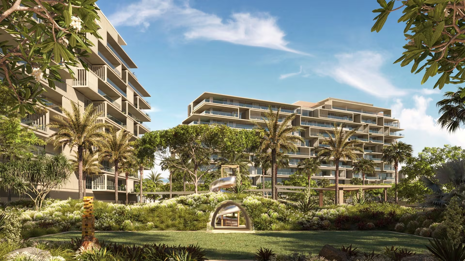 Luxury Redefined: Six Senses Residences in Dubai   six senses the palm dubai landscape