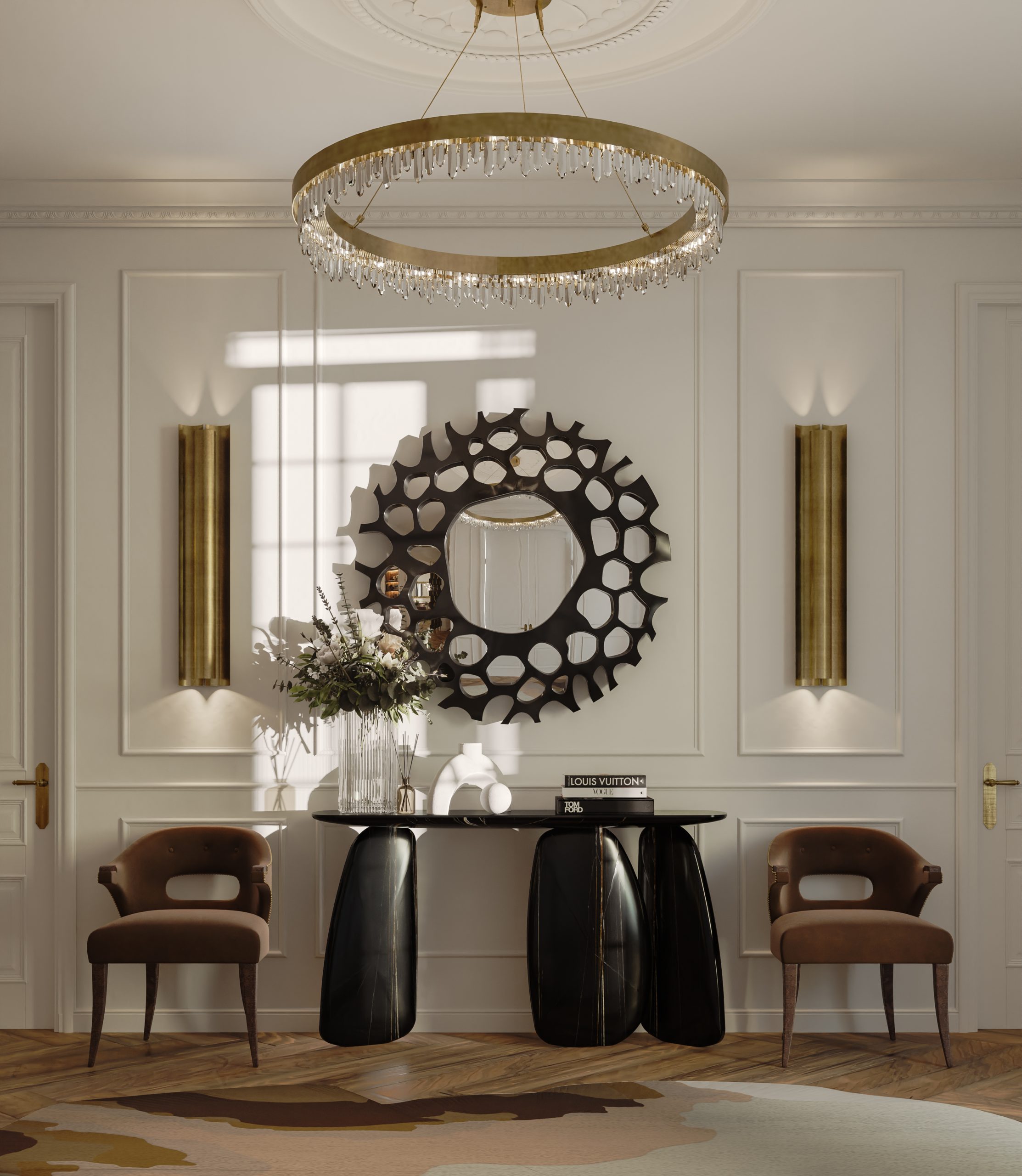 Making an Entrance: Transform Your Entryway with Style and Function entryway Making an Entrance: Transform Your Entryway with Style and Function BB Ardara II Console The Eternel Parisian Apartment scaled