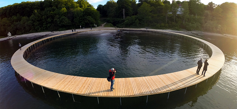 Danish coast’s infinite bridge by Gjøde & Povlsgaard Arkitekter